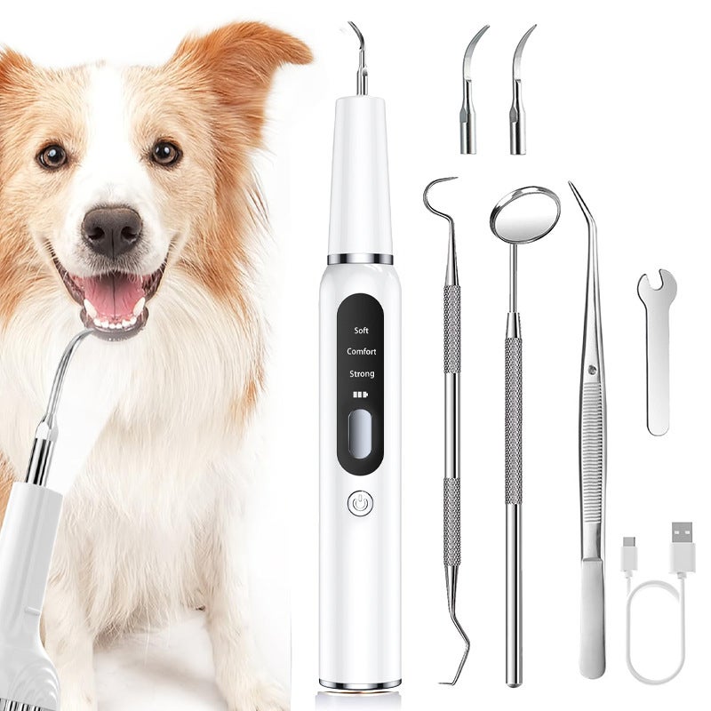 Dog Calculus Remover Pet Ultrasonic Tooth Cleaner Cat Tooth Cleaning Tool Artifact Tooth Cleaner Machine - Image 2
